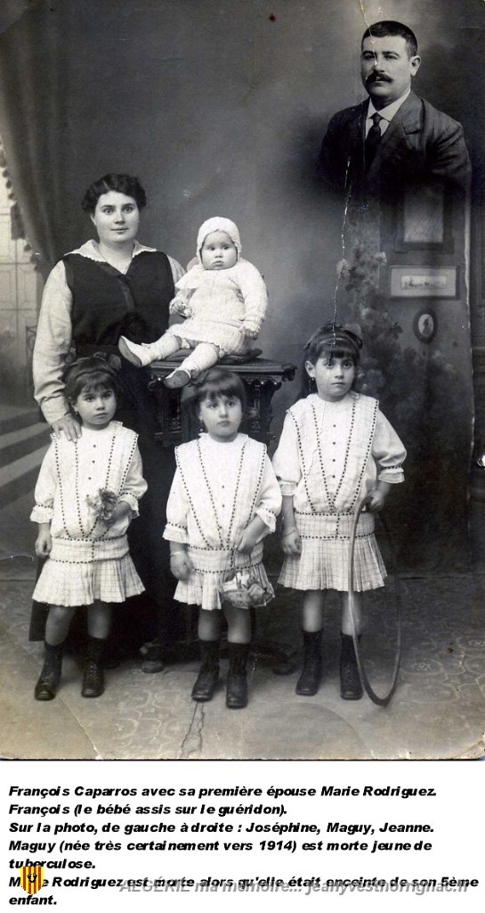 Francois Caparros x Marie Rodriguez.jpg - François Caparros, son épouse Marie Rodriguez et leurs enfants.